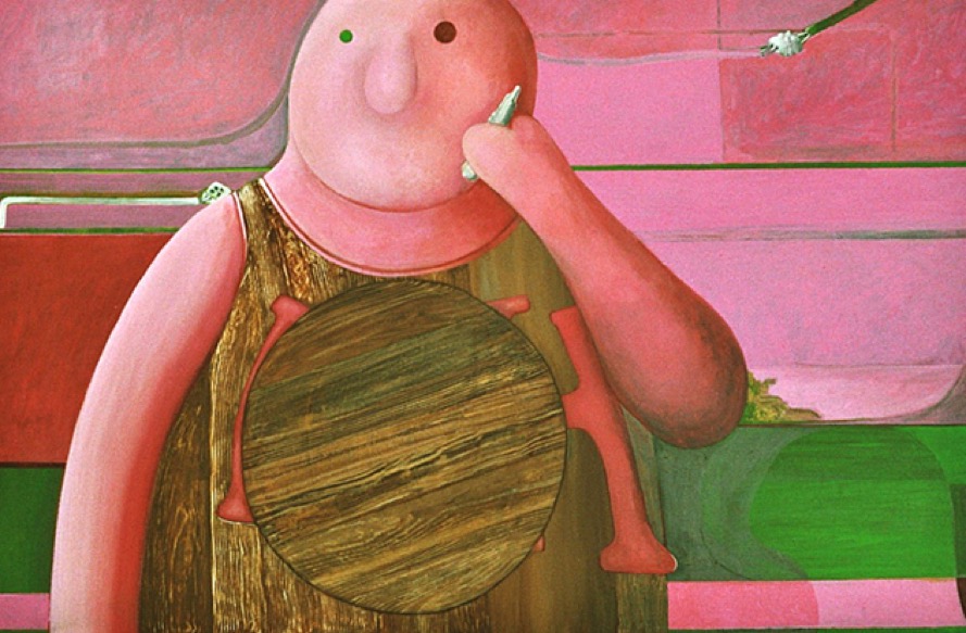 IchAG 2001 Acryl auf Nessel 70 x 110 cm