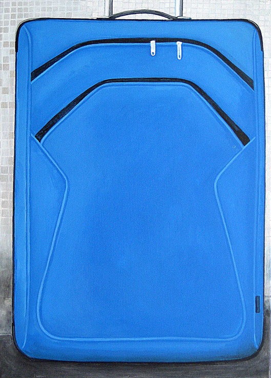 ￼ Trolley 3, 2007, Acryl auf Nessel, 70 x 50 cm