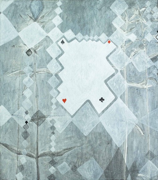 Neues Spiel, 2009, Acryl auf Nessel, 69 x 60 cm